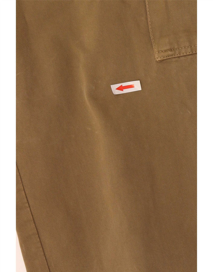 Carrera Mens Straight Cargo Trousers W36 L33 Beige Cotton