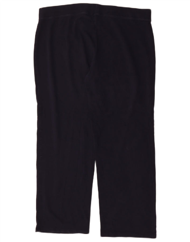 Marks & Spencer Womens Leggings UK 20 2XL Navy Blue Cotton