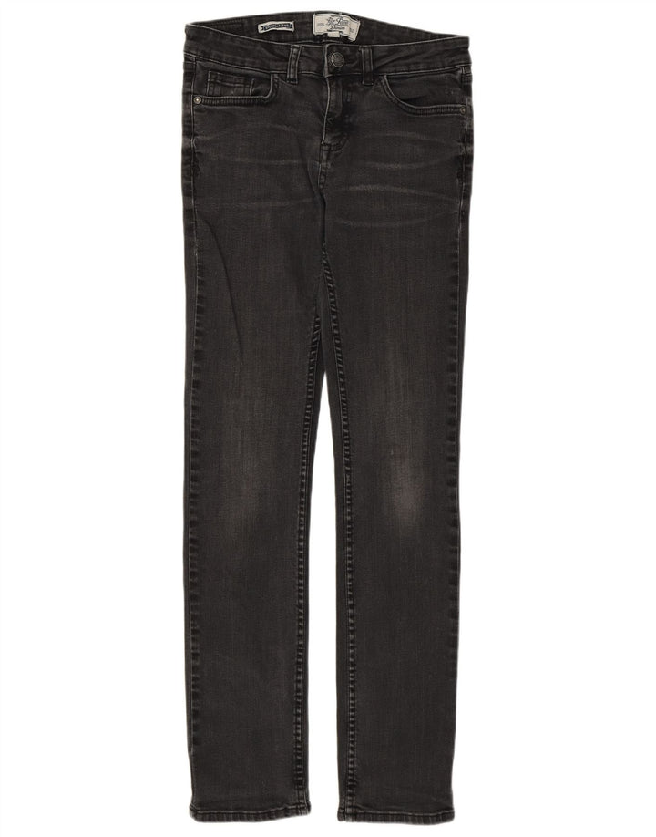 Fat Face Damen Slim Jeans UK 8 Small W27 L30 Grau