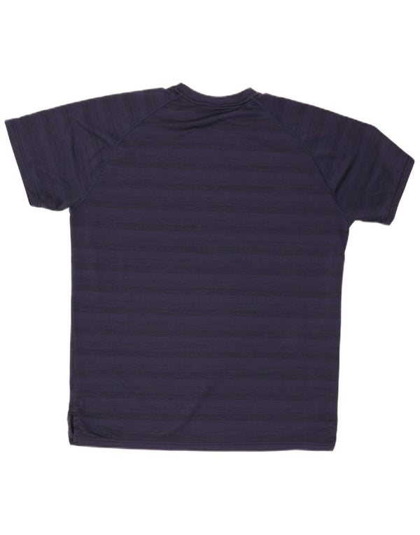 Puma herre T-shirt top XL marineblå stribet