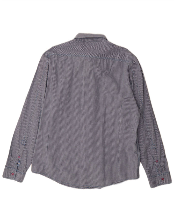 Lee Herreskjorte 2XL Blå Gingham Bomuld
