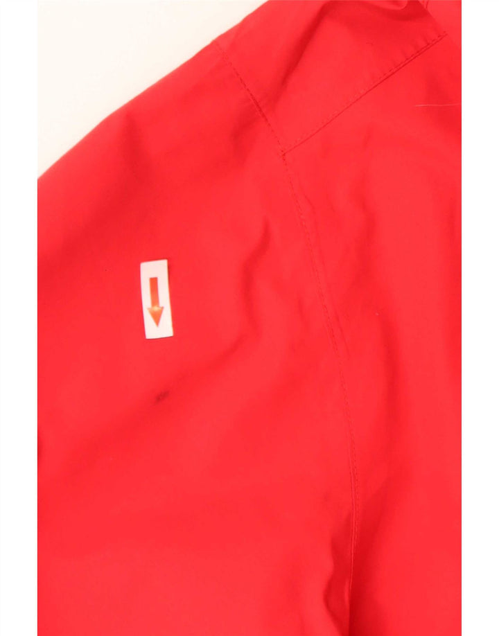 Bailo Damen-Regenjacke mit Kapuze, übergroß, UK 14, Mittelrot, Polyamid