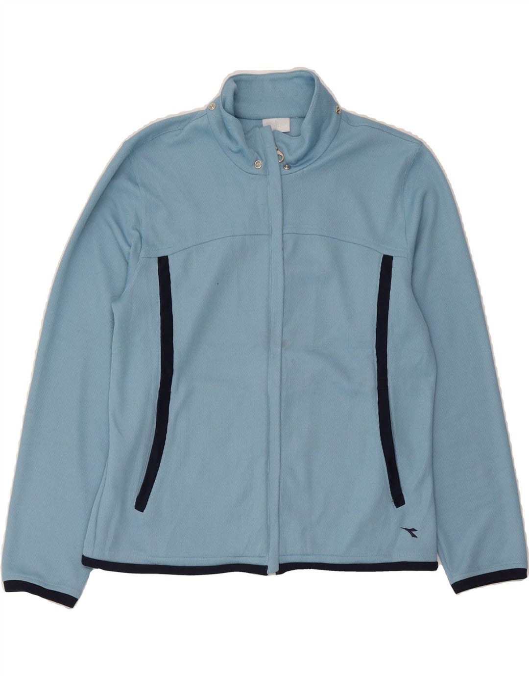 DIADORA Womens Tracksuit Top Jacket UK 14 Large Blue Vintage Diadora and Second-Hand Diadora from Messina Hembry 