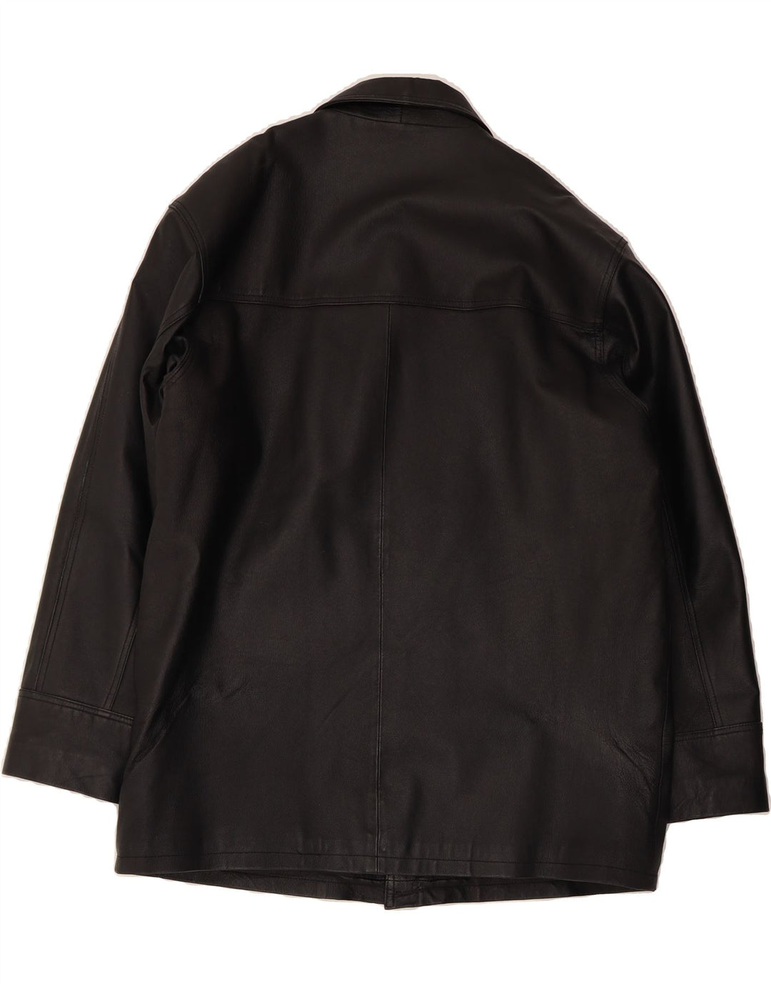 VINTAGE Mens Leather Jacket UK 40 Large Black Leather Vintage Vintage and Second-Hand Vintage from Messina Hembry 