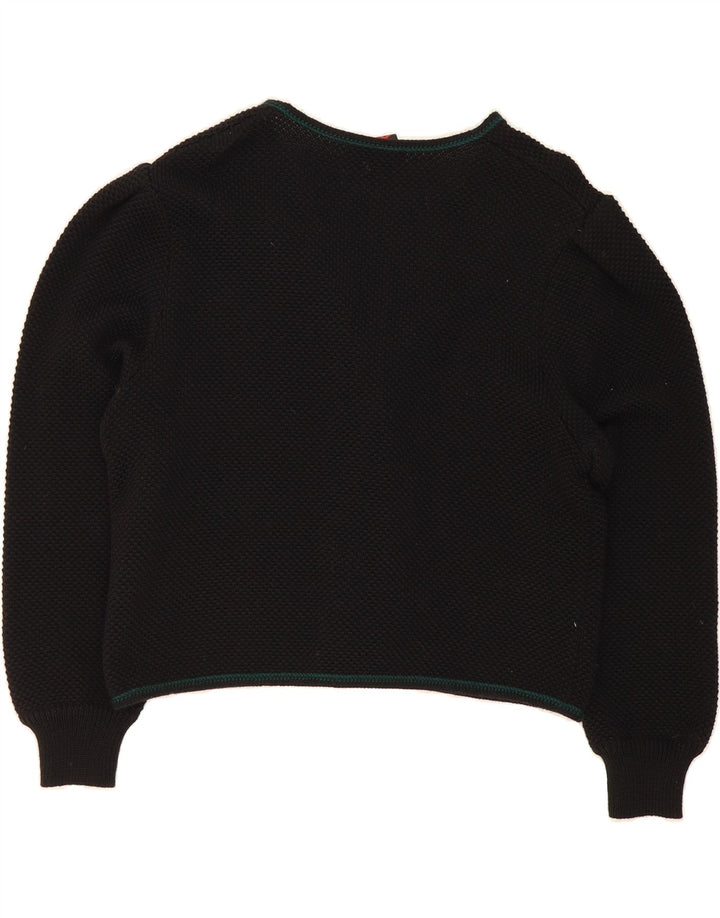 ARBEP Womens Cardigan Sweater IT 44 Medium Black Virgin Wool Vintage Arbep and Second-Hand Arbep from Messina Hembry 