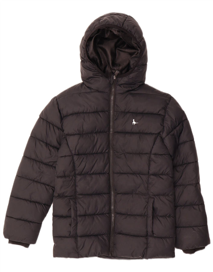 Jack Wills Chaqueta acolchada con capucha para niño 9-10 años Poliamida negro