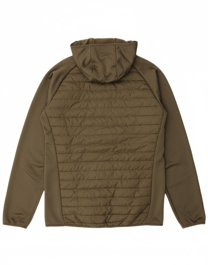 Suéter masculino com capuz e zíper JACK & JONES XS cáqui