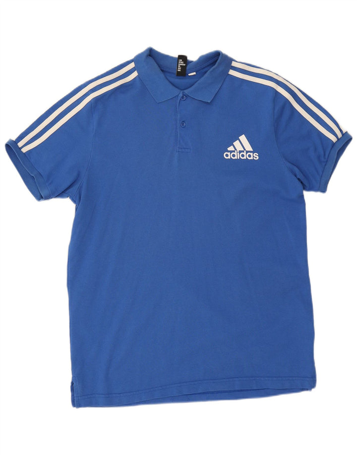 Adidas Mens Polo Shirt Medium Blue