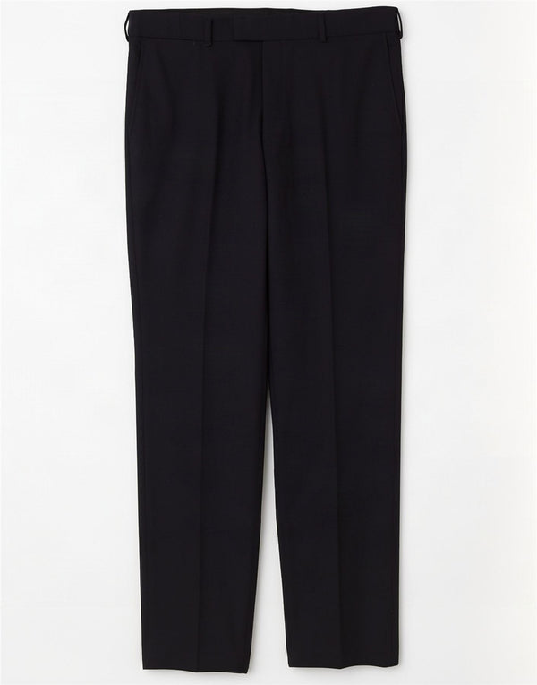 Ανδρικό ίσιο casual παντελόνι Jaeger W36 L33 Navy Blue Wool