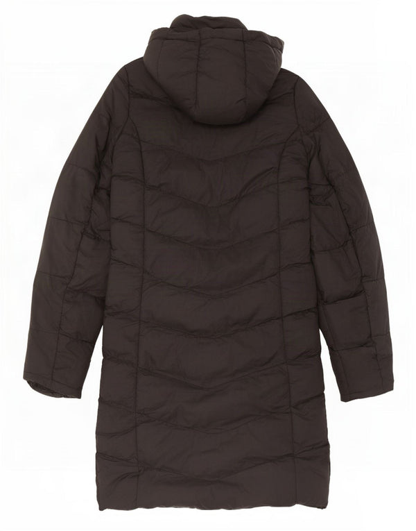 Mountain Warehouse Womens Hooded Padded Coat UK 8 Small Black Polyester