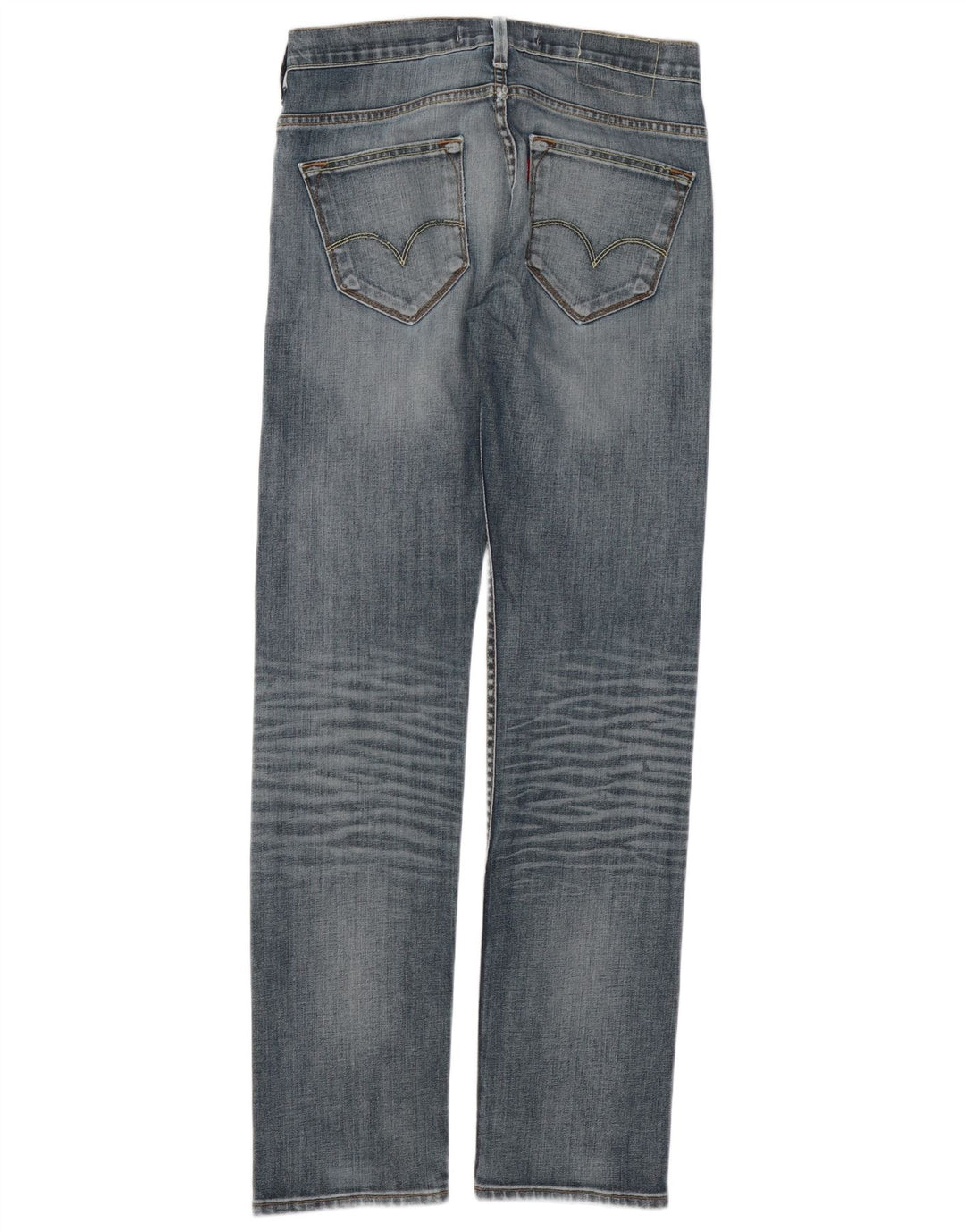 Levi's Herre 504 Straight Jeans W30 L34 Blå Bomuld