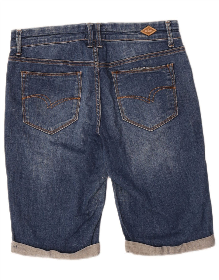 Lee Cooper Womens Denim Shorts US 10 Large W30 Blue Cotton