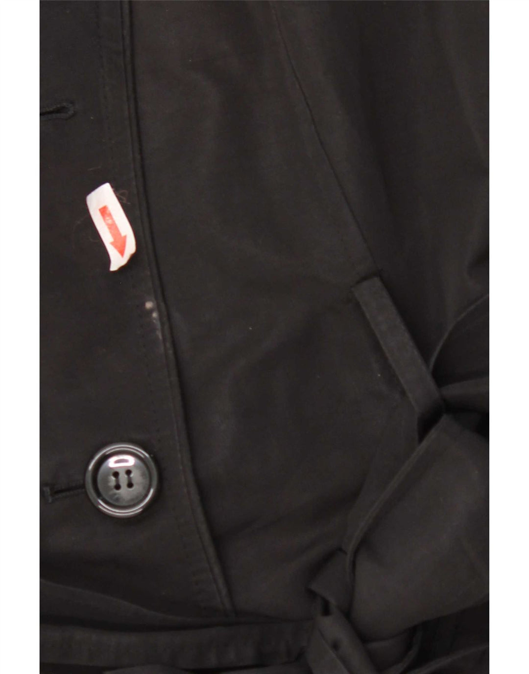 Marks & Spencer Gabardina para mujer UK 10 Small Poliéster negro