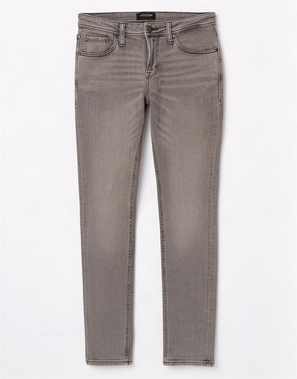 Jack & Jones Mens Liam Skinny Jeans W30 L32 Algodón Gris