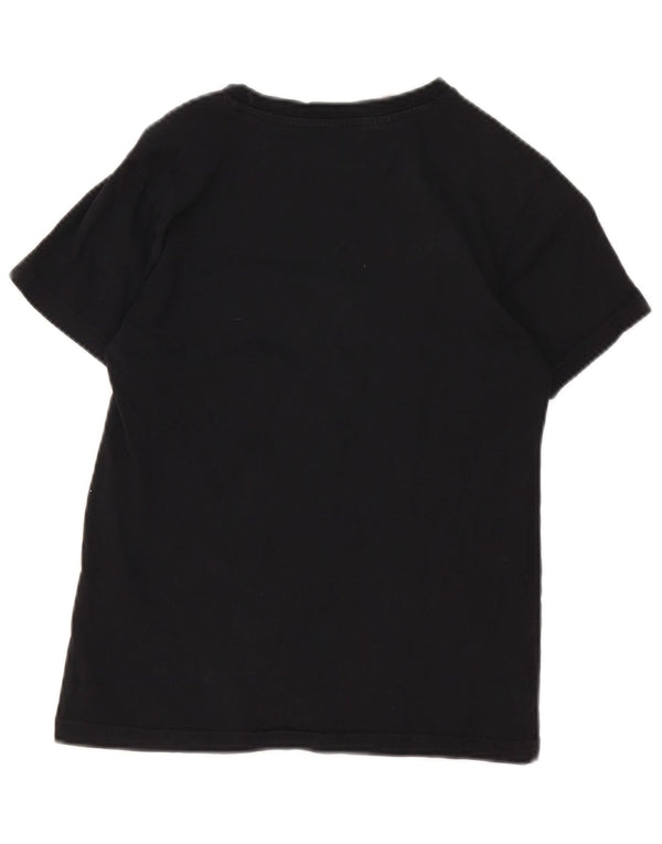 Adidas Boys Graphic T-Shirt Top 11-12 ετών Μαύρο βαμβακερό