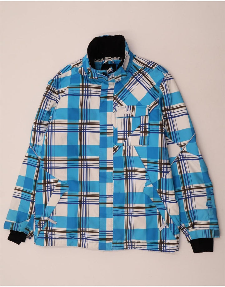 O'Neill Chaqueta de esquí para hombre XL Azul Cuadros Poliéster