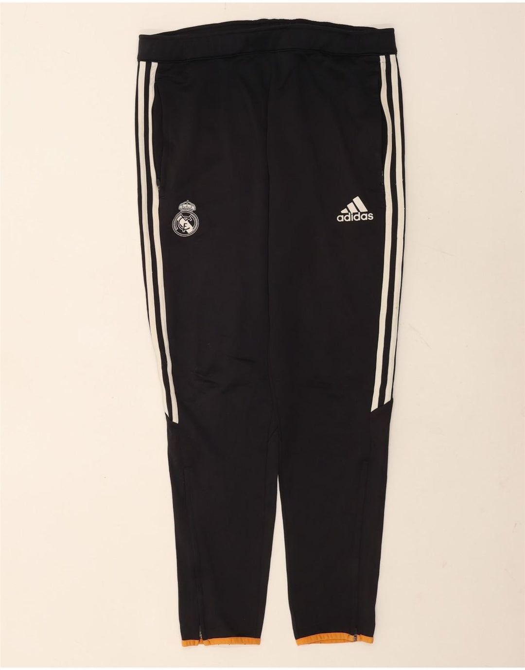 Adidas Mens Real Madrid tréningruha nadrág Közepes sötétkék poliészter
