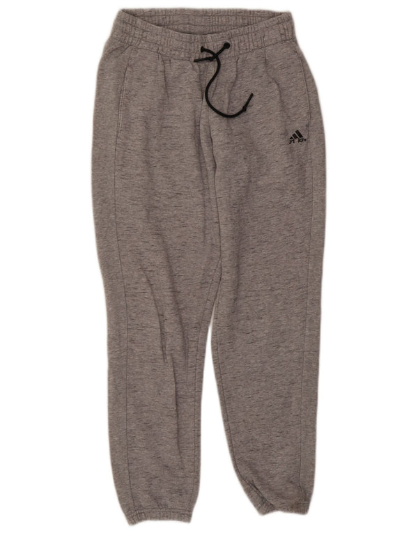 Γυναικεία αθλητική φόρμα Adidas Παντελόνι Joggers UK 8/10 Μικρό γκρι βαμβακερό