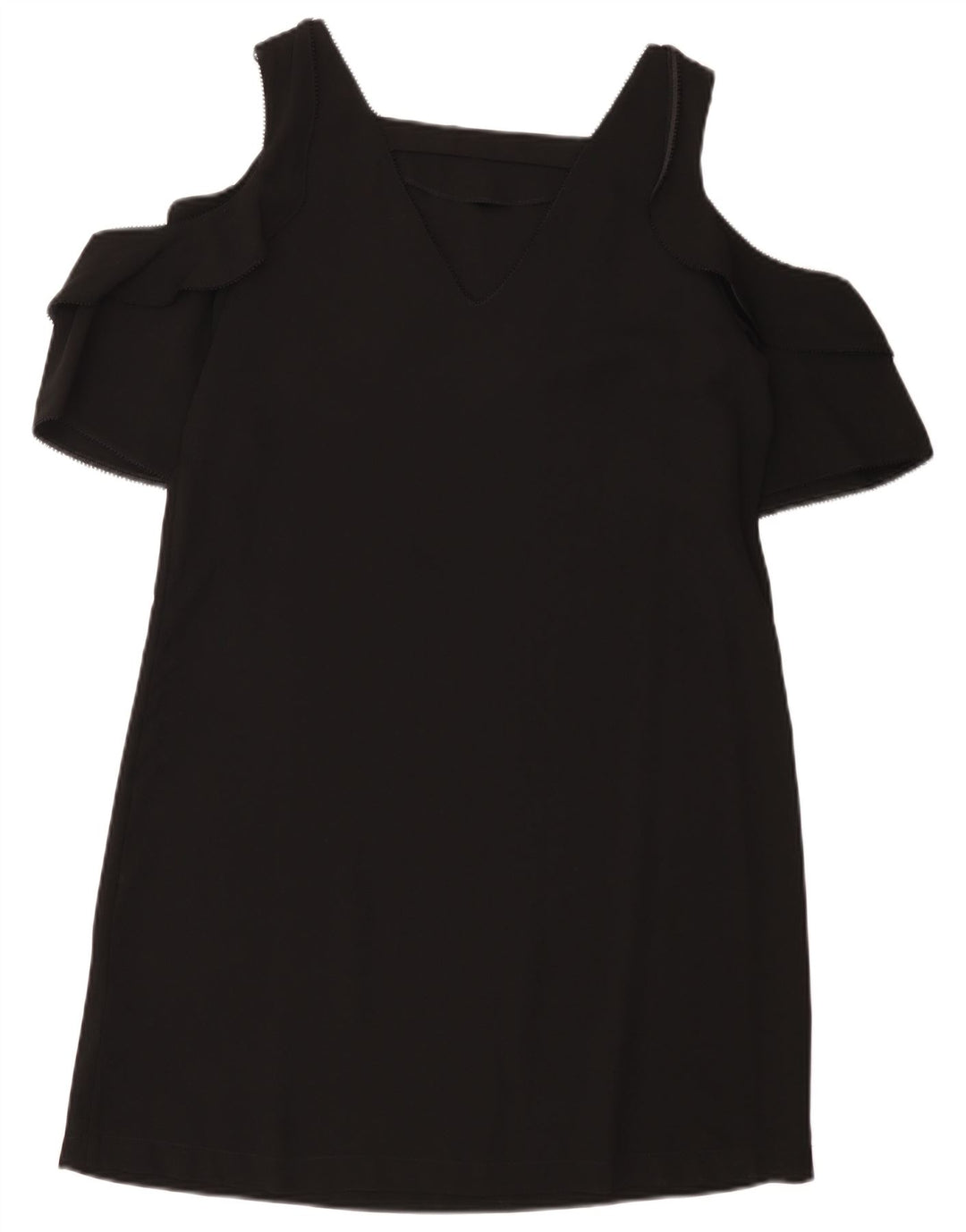 Next Rochie pentru femei cu umăr dezactivat UK 12 Poliester mediu negru
