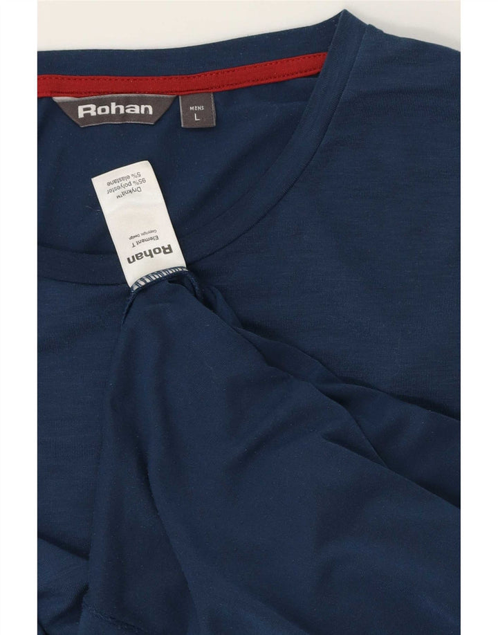 Rohan T-Shirt Homme Haut Large Bleu Marine Polyester
