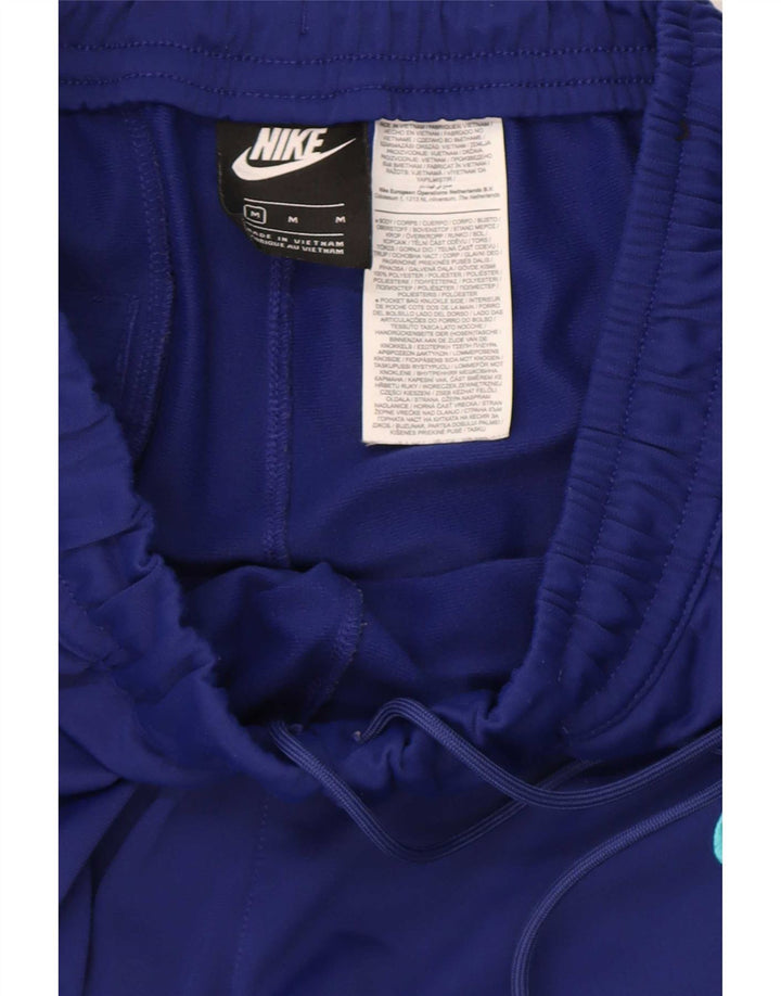 Nike Mens Barcelona Graphic Tracksuit Trousers Medium Blue Colourblock