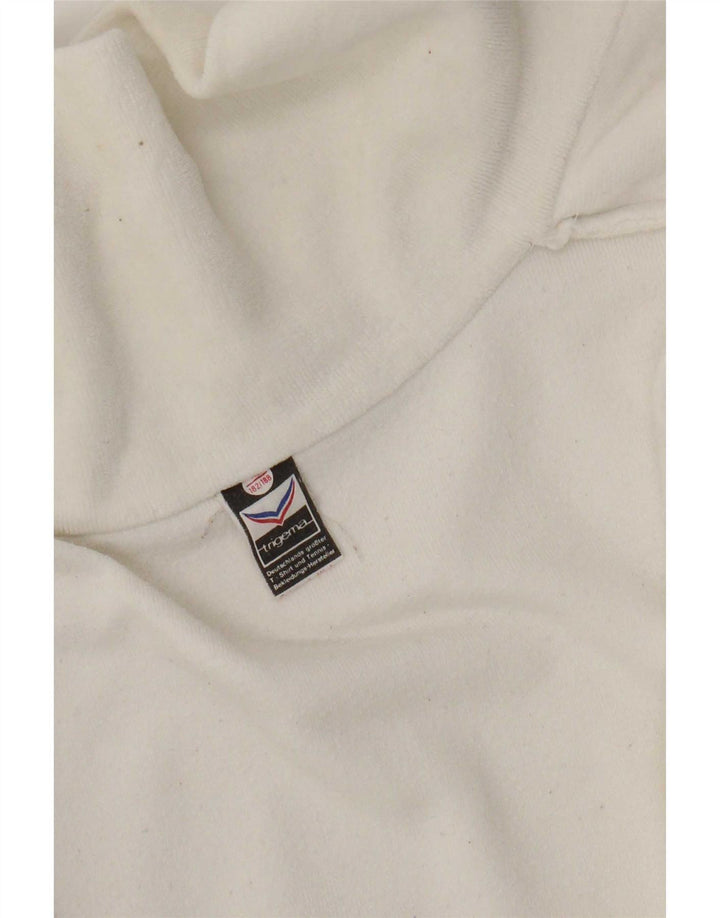 Trigema Veste de survêtement pour homme Petit coton blanc