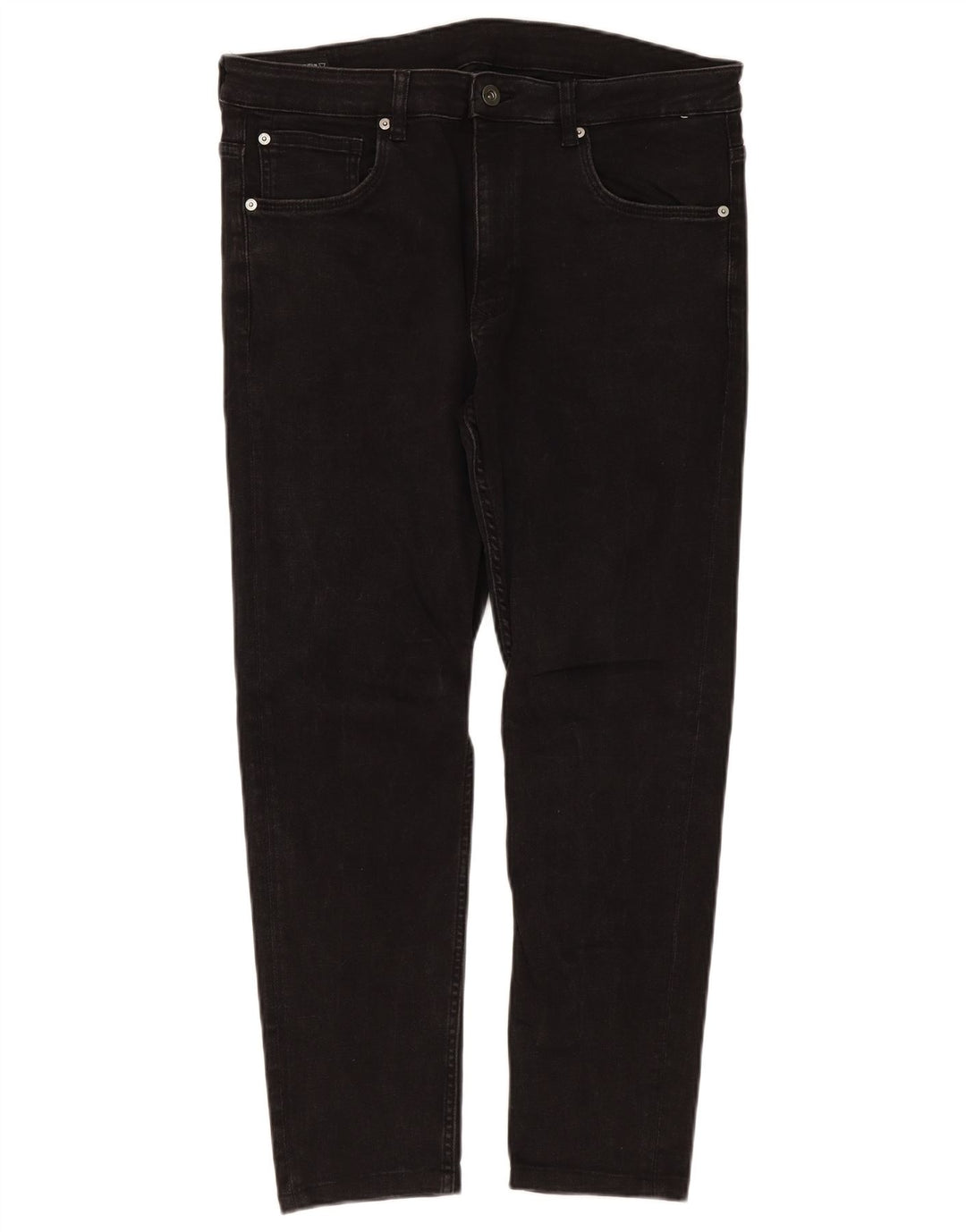 Zara Mens Slim Jeans EU 46 XL W36 L28 Black