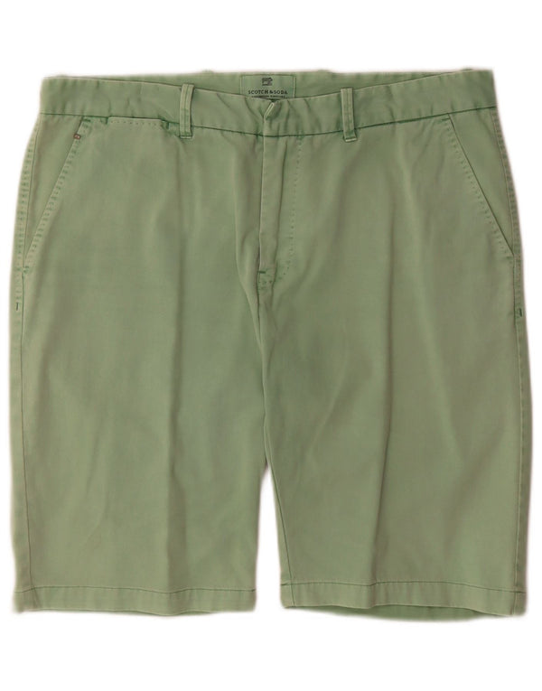 Scotch & Soda Chino Shorts til mænd W34 Stor grøn bomuld