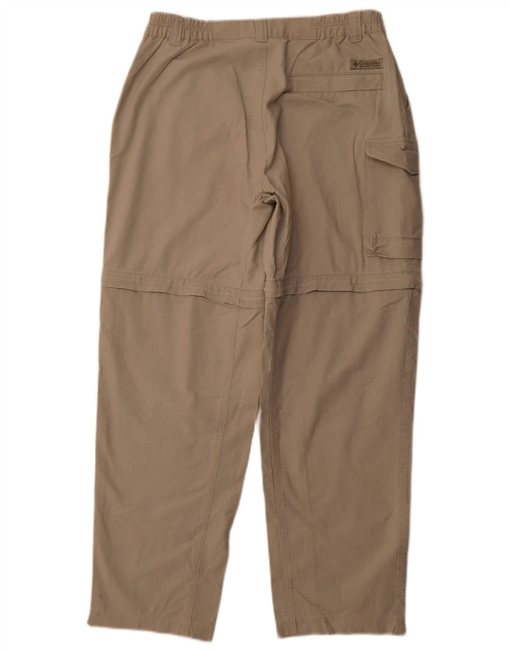 COLUMBIA Womens Straight Cargo Trousers Medium W30 L29 Beige Cotton