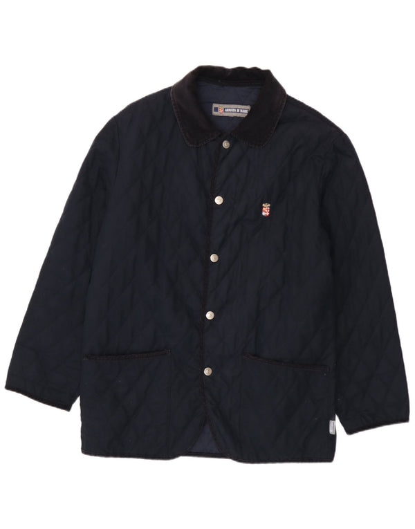 Armata Di Mare Chaqueta acolchada para hombre UK 40 Grande Poliéster azul marino