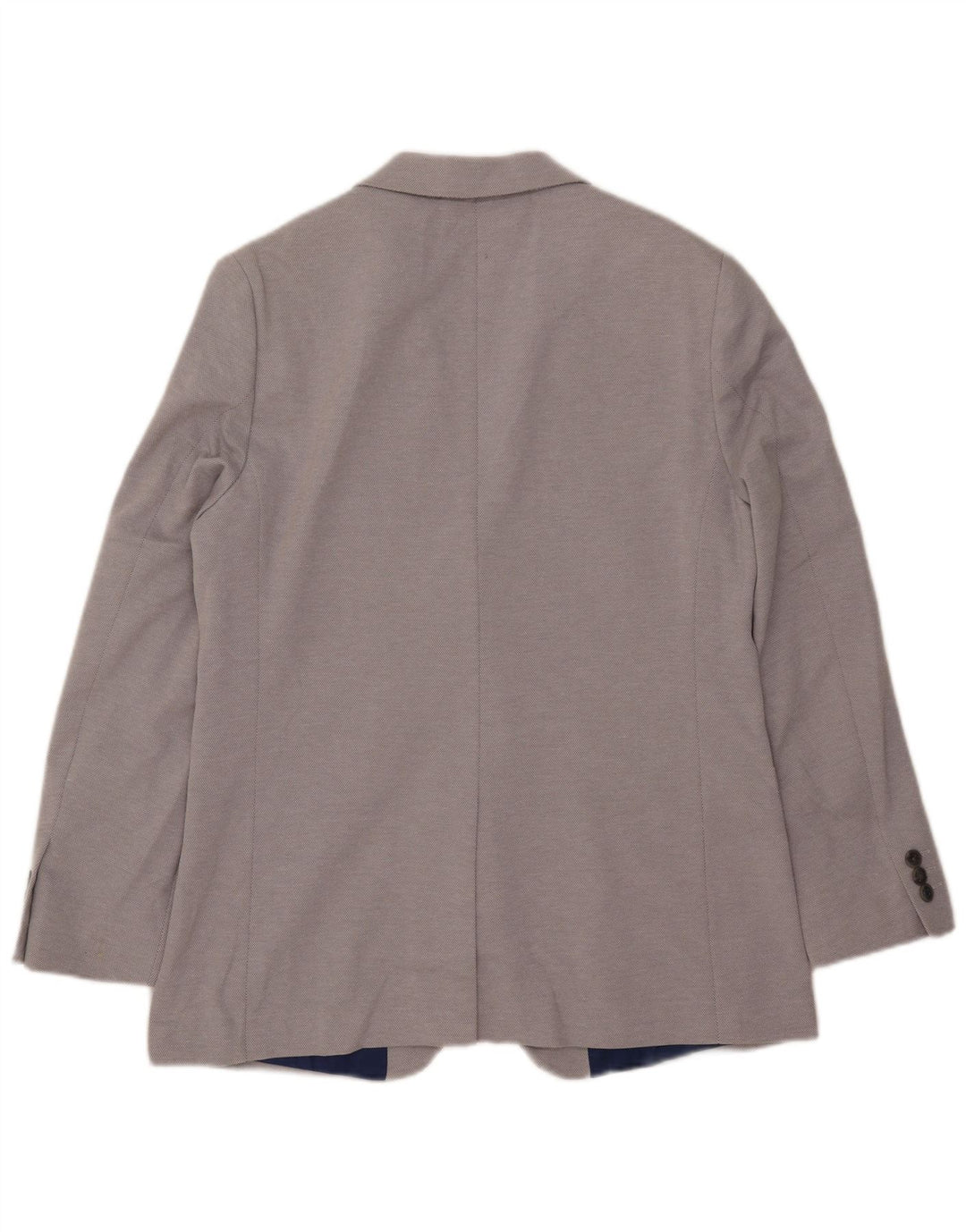 Giacca blazer slim a 2 bottoni Marks & Spencer da uomo UK 40 grande poliestere grigio