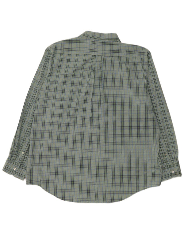 IZOD Chemise Homme 2XL Vert Carreaux Coton