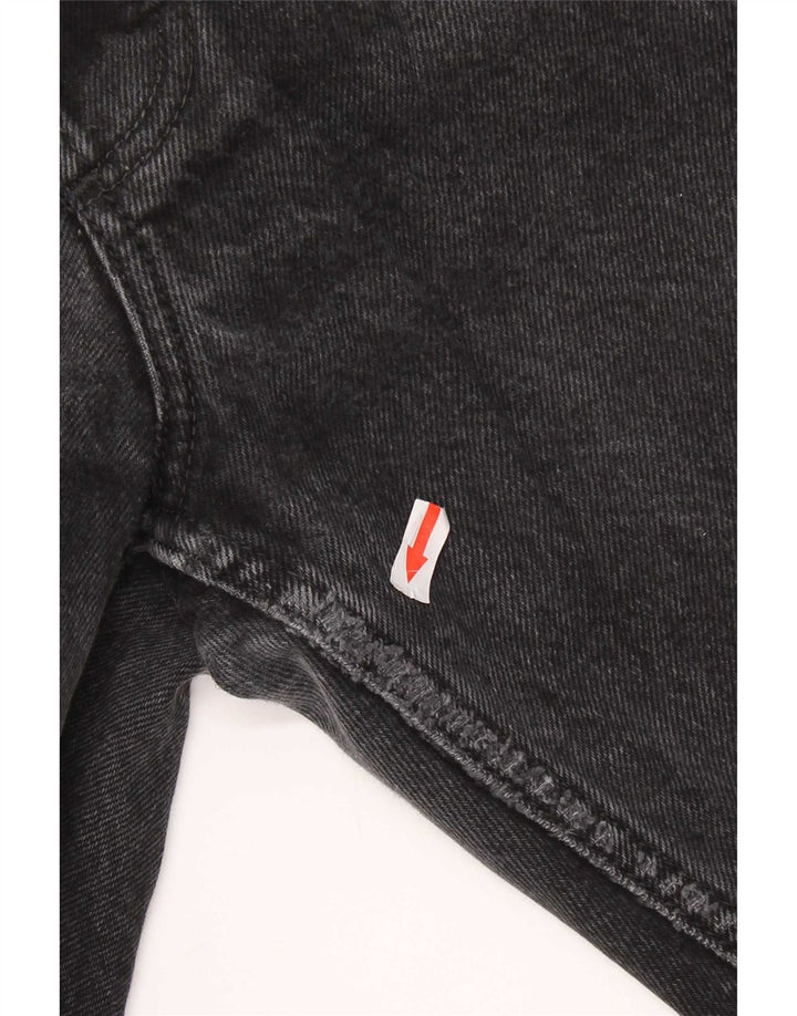 Lee Mens Chicago Straight Jeans W34 L29 Black Cotton