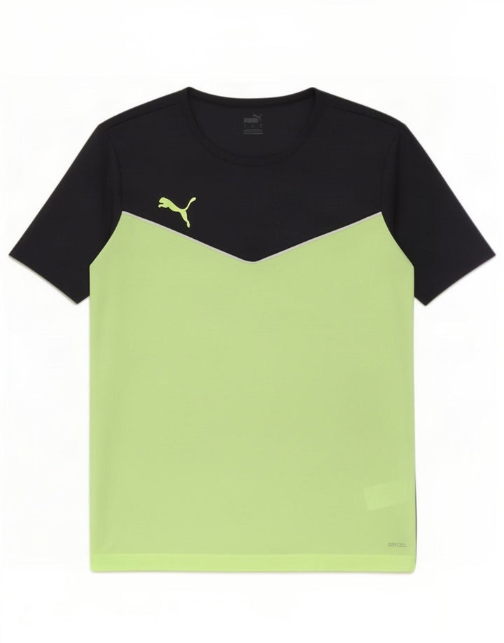 Puma T-Shirt Homme Haut Large Noir Colorblock Polyester