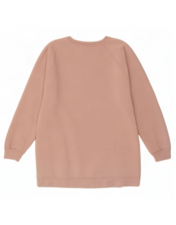 Felpa da donna Marks & Spencer UK 14 grande cotone rosa
