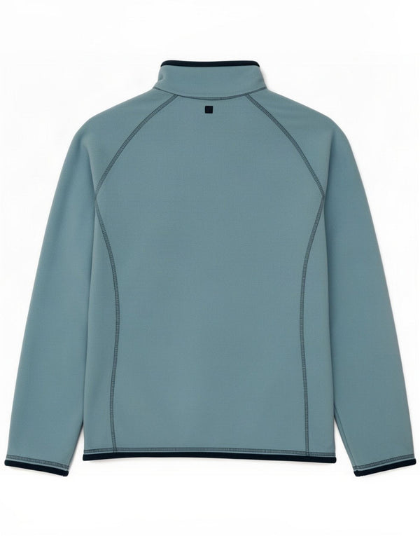 Mountain Warehouse Pull polaire à col zippé pour femme Bleu moyen UK 12