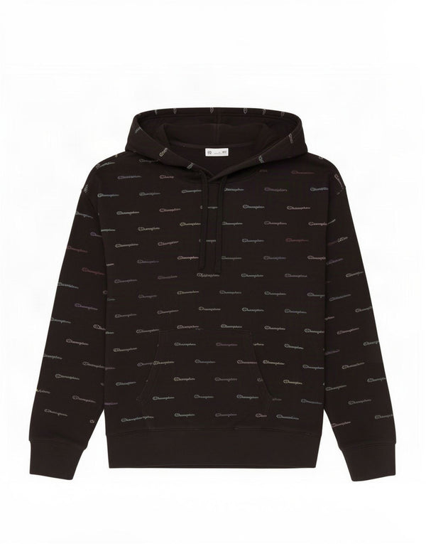 Champion Sudadera con capucha gráfica para mujer UK 20 2XL Negro