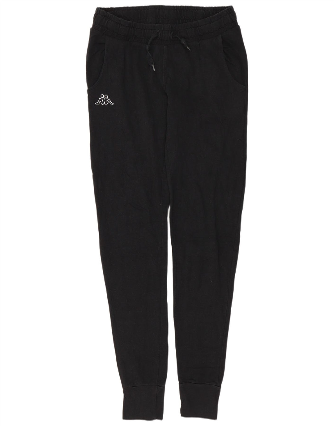 Kappa Damen-Trainingshose, Jogginghose, groß, schwarze Baumwolle