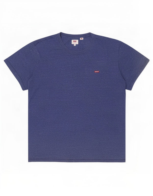 Camiseta Levi's Hombre Top XL Algodón Moteado Azul