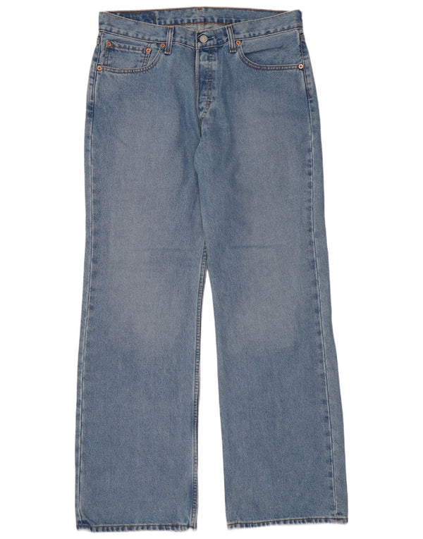 Levi's Mens 527 Bootcut Jeans W34 L32 Blue Cotton
