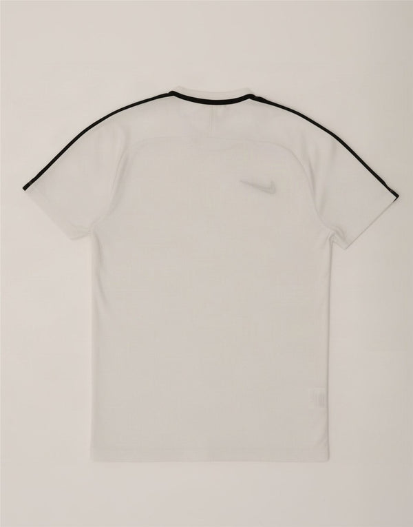 T-shirt da uomo Nike Dri Fit Top Medium White Colourblock poliestere