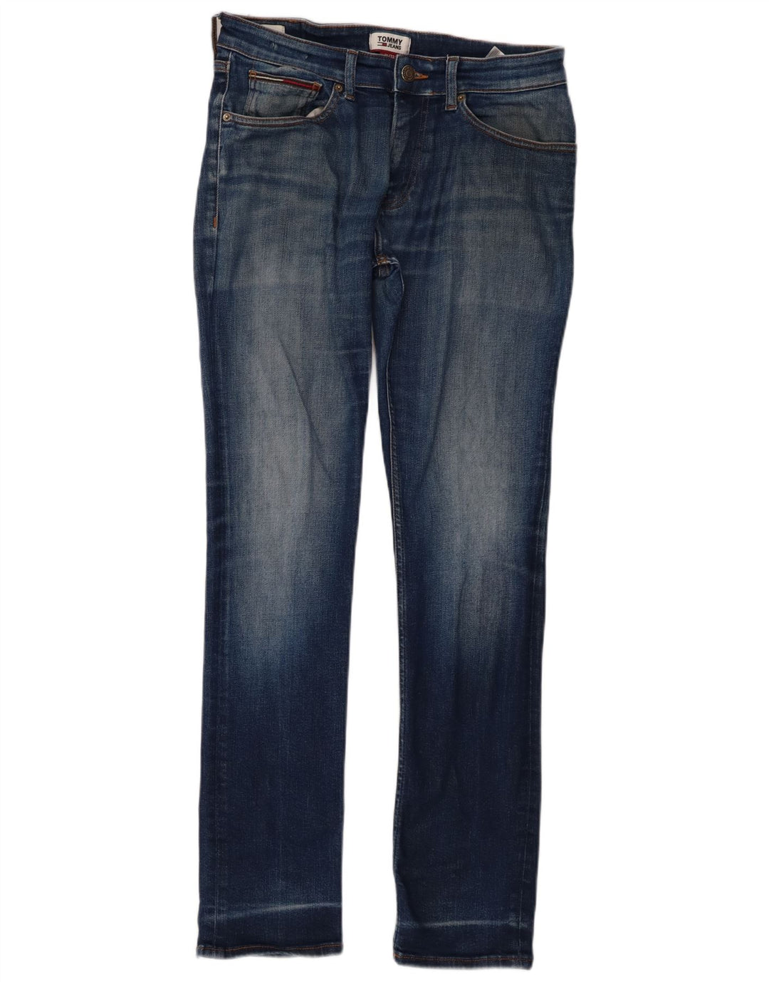 Tommy Hilfiger Mens Slim Jeans W31 L32 Blue Cotton
