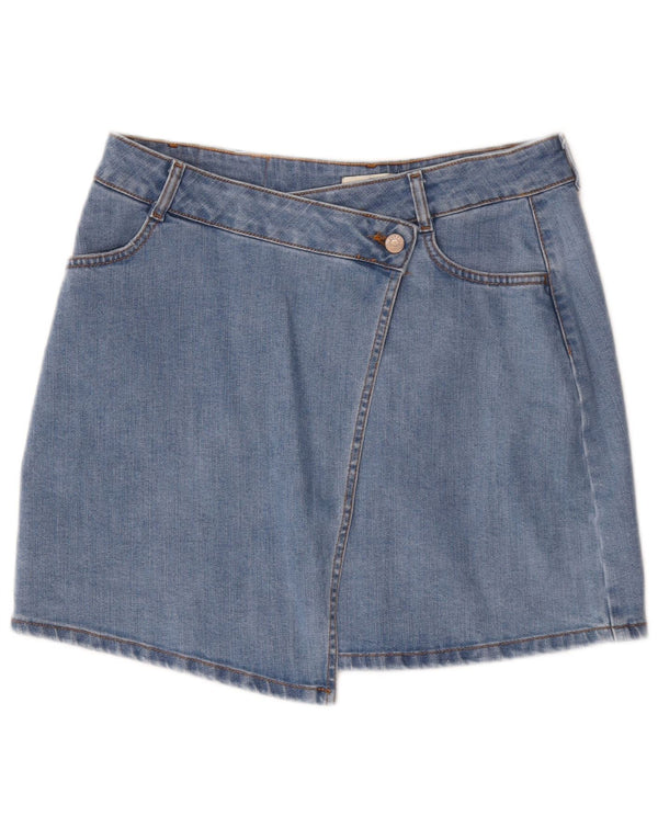 Carrera Damen Jeansrock Medium W30 Blaue Baumwolle