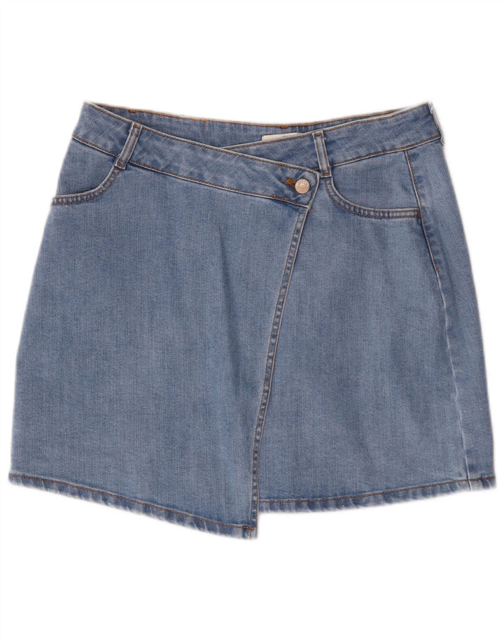 Carrera Dame Denim Nederdel Medium W30 Blå Bomuld
