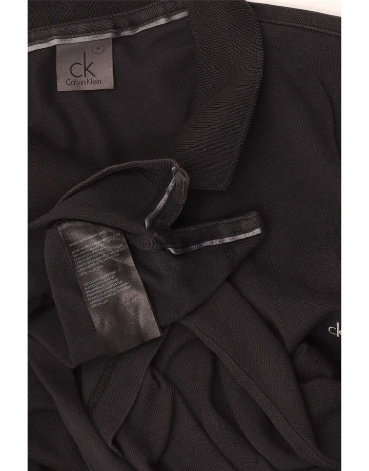CALVIN KLEIN Herre poloshirt Medium Sort Bomuld