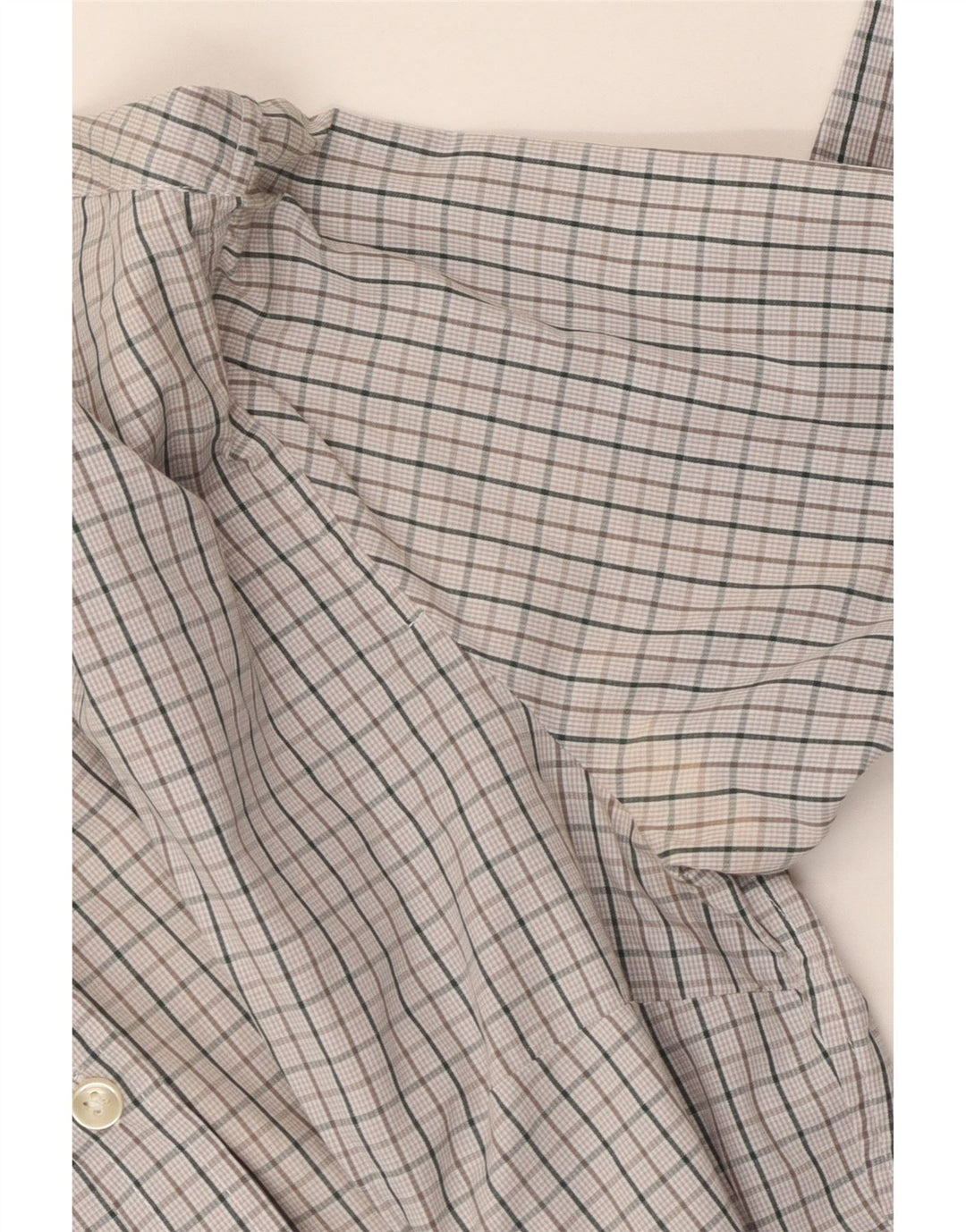 Benetton Womens Shirt UK 14 Large Grey Cotton