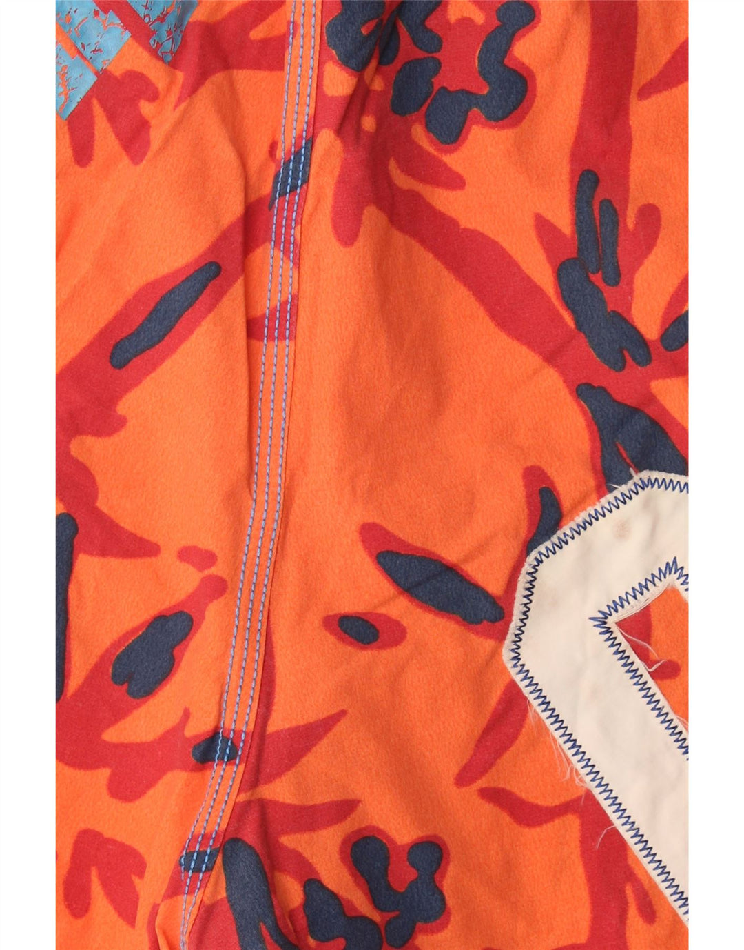 Murphy & Nye Herre grafiske svømmeshorts store orange bomuld