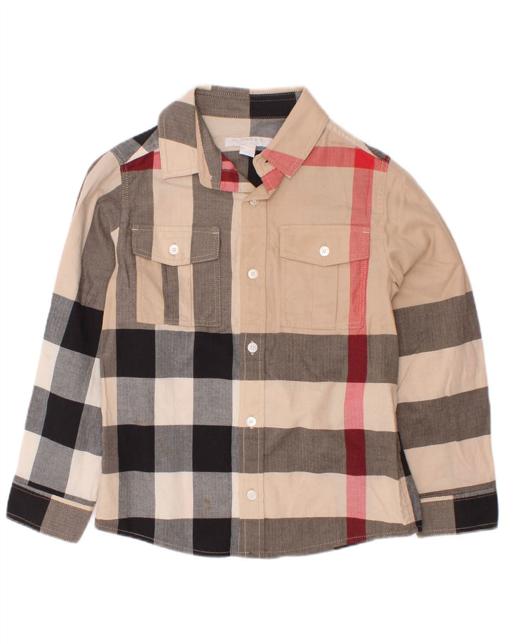 Burberry Boys πουκάμισο 5-6 ετών Πολύχρωμο βαμβακερό