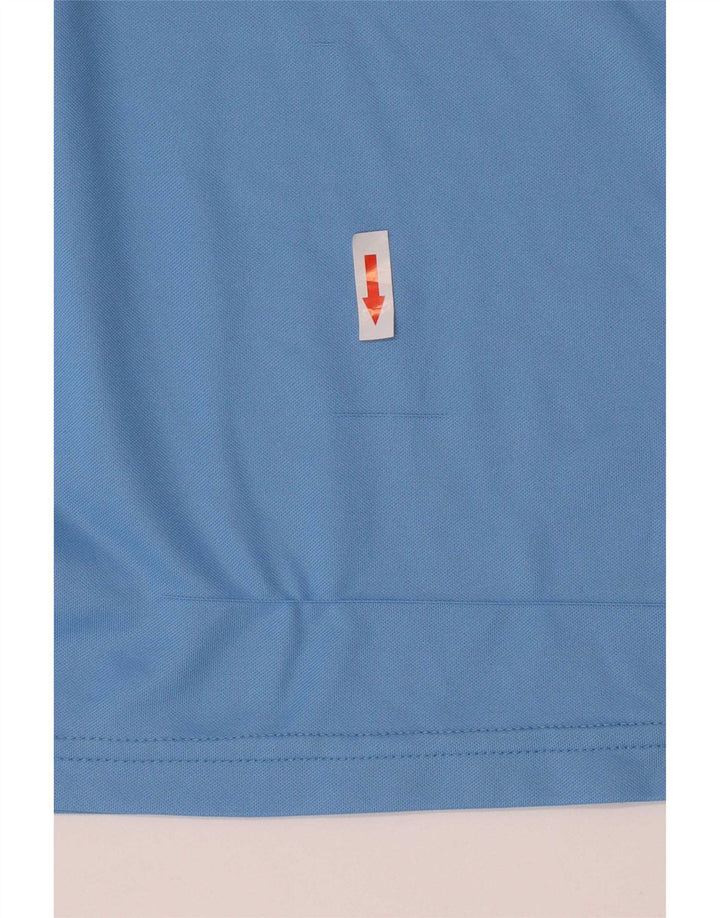 Nike Dri Fit T-shirt top mellemblå polyester til mænd