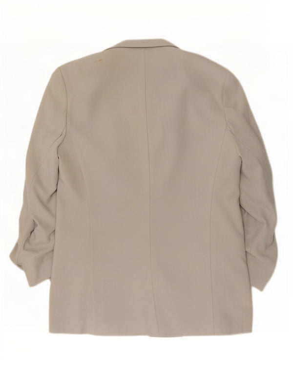Marks & Spencer Chaqueta tipo blazer abierta larga para mujer UK 40 Gris medio